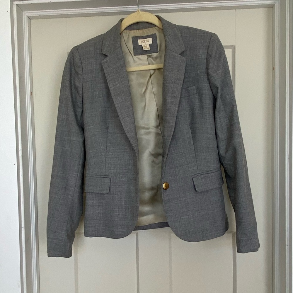 Heather grey blazer J.crew